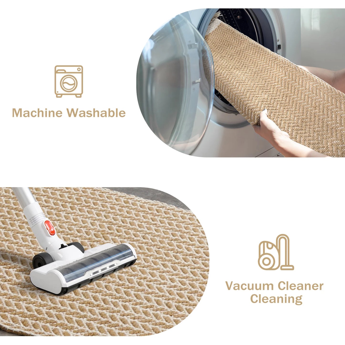 Moynesa Area Rug for Living Room Washable Bedroom Rugs Boho Lightweight Bath Door Mats Woven Entry Rug with Tassels Indoor Non Slip Carpet for Dining Bedroom Camper RV Gifts