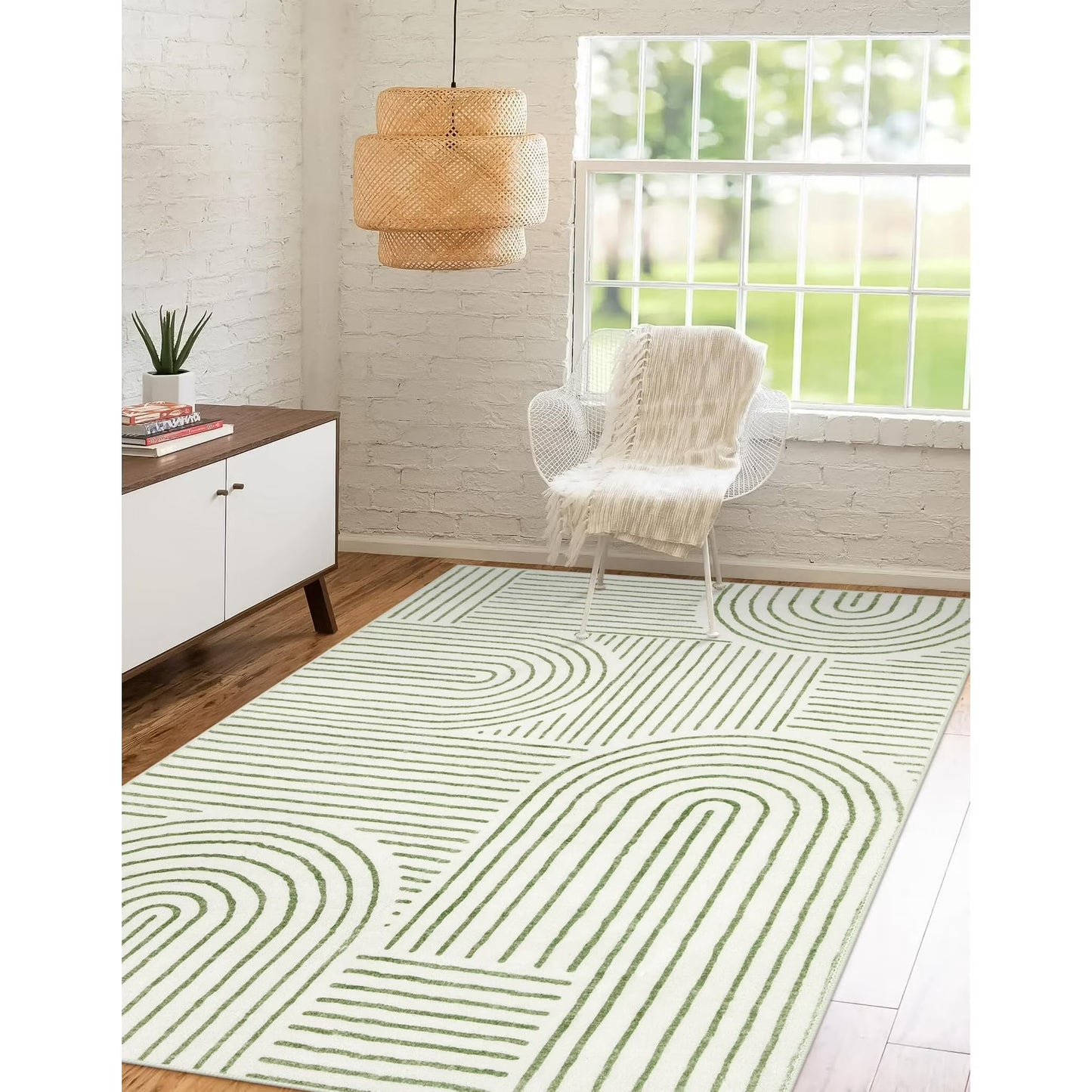 Moynesa Abstract Area Rugs for Living Room, Ultra-Thin Soft Washable Rug Non-Slip Modern Bedroom Rug Indoor Large Throw Carpet for Dining Room Office Dorm Playroom