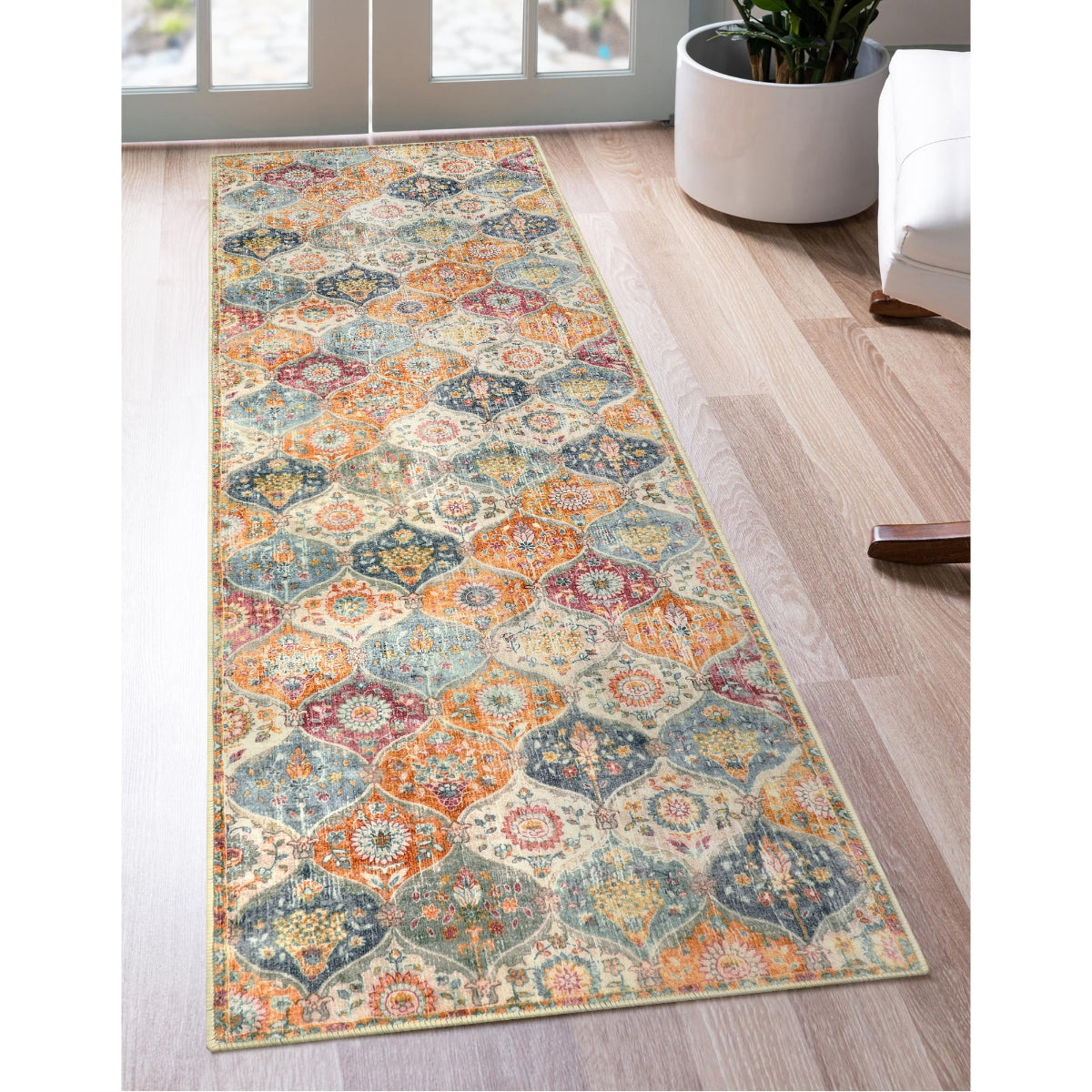 RUG ROBOT Moroccan Trellis Cream/Multi Carpets